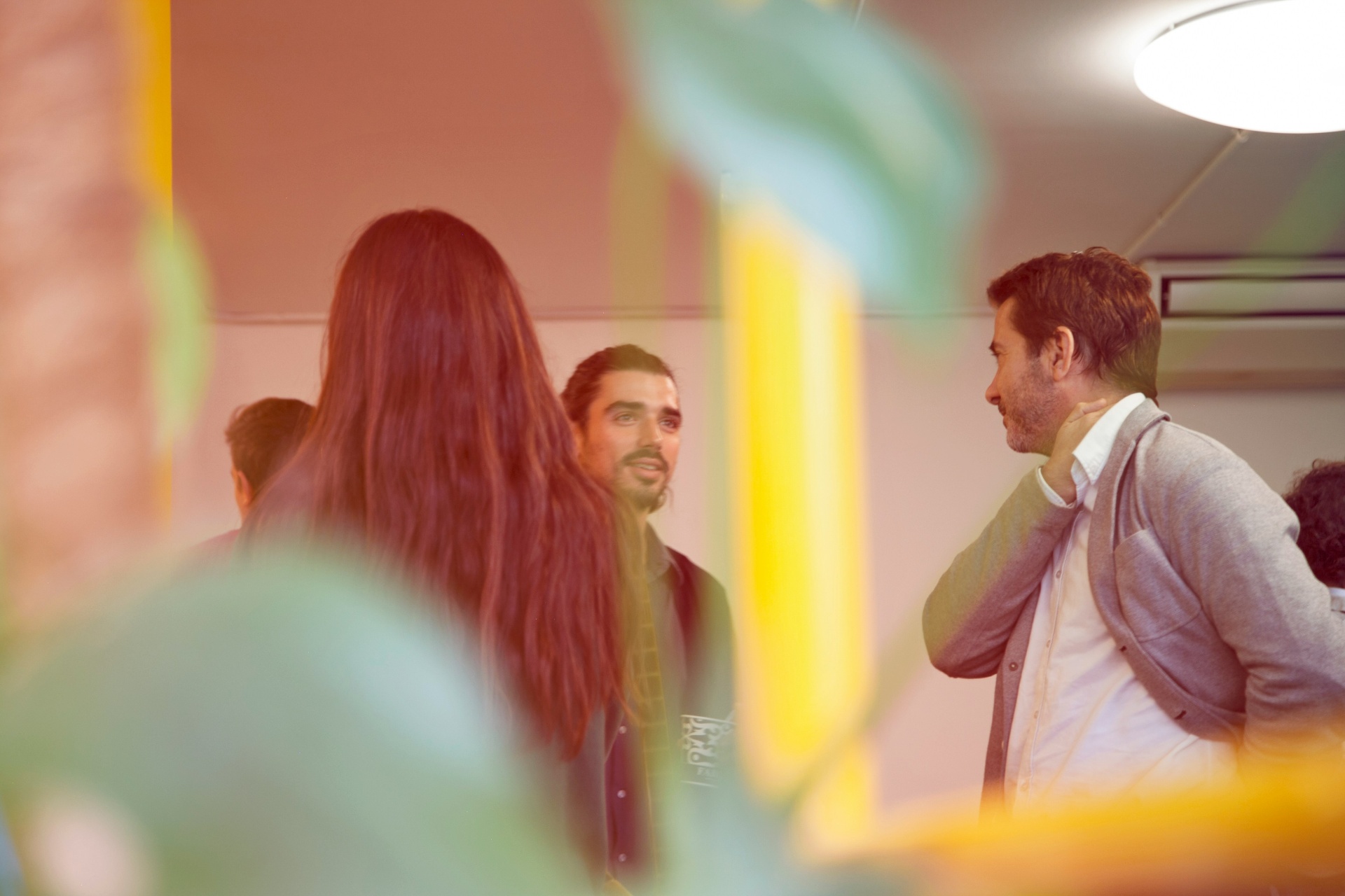 People connecting and networking at an industry event